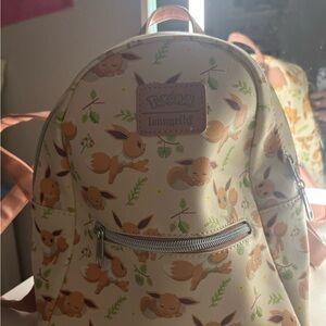 Loungefly x Pokémon Eevee Cream Kids Mini Backpack
